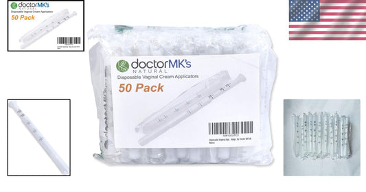 Doctor MK's 50-Pack Vaginal Applicators - Precise Dosage & Safe Application