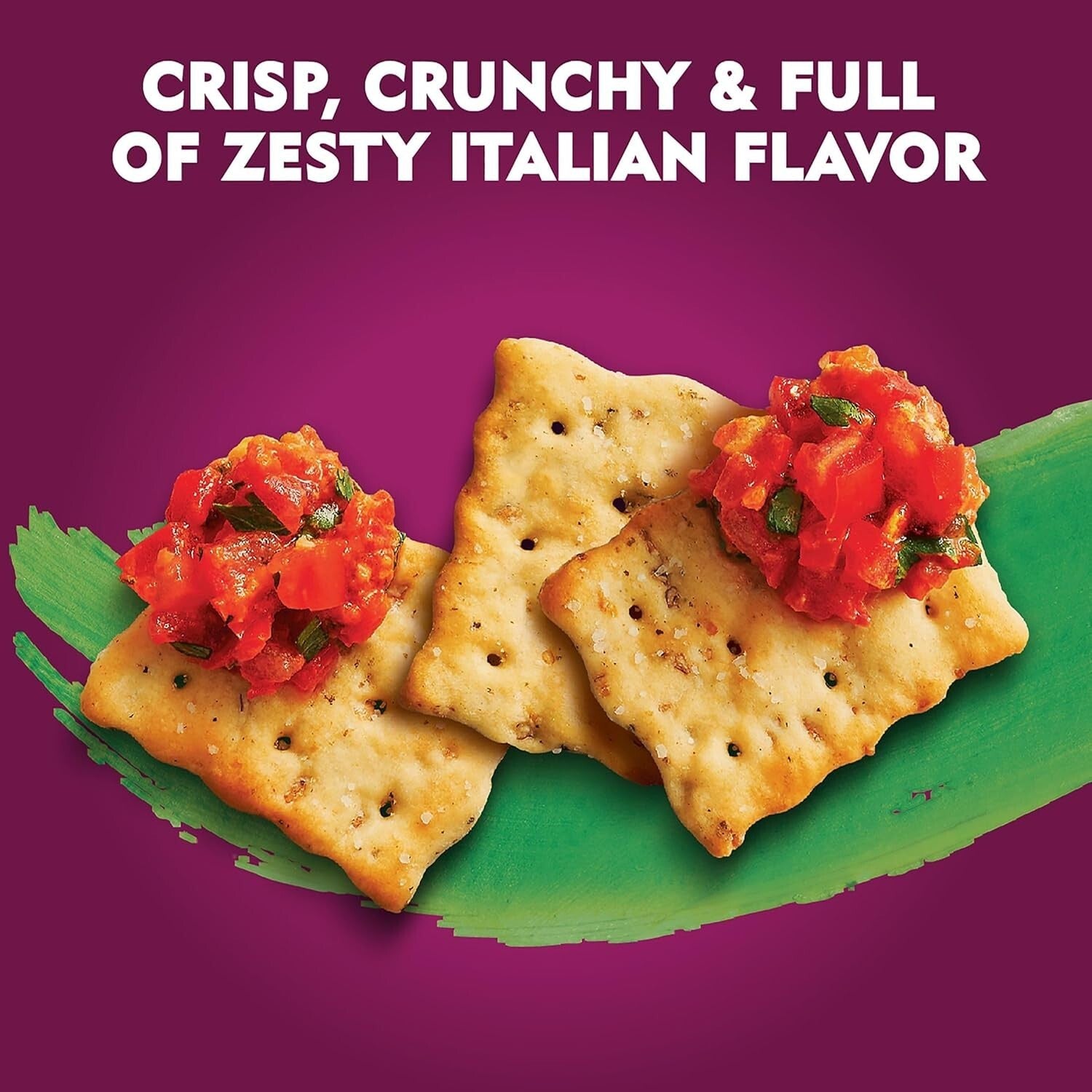 Versatile Italian Herb Flatbreads - Ideal for Dips, Cheese & More - 12 Pack