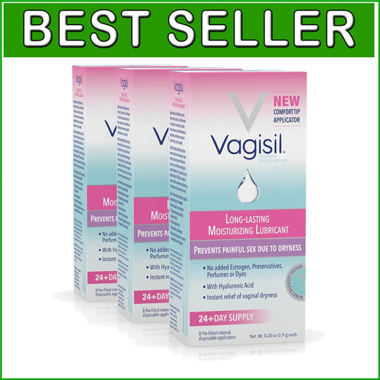 Prohydrate Vaginal Care: Natural Moisturizer and Lubricant, 3 Convenient Packs