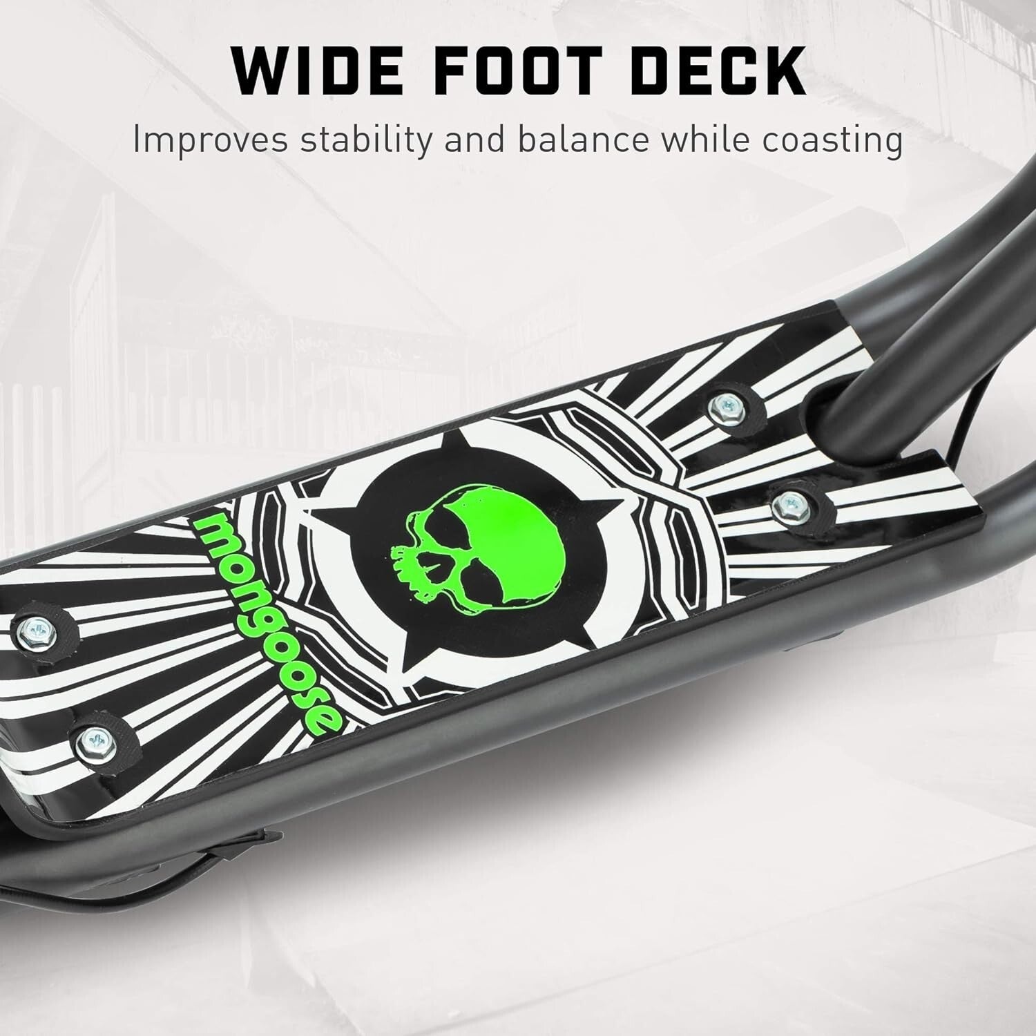 Youth Kick Scooter with 12-Inch Tires & Rear Axle Pegs - Fun Outdoor Ride