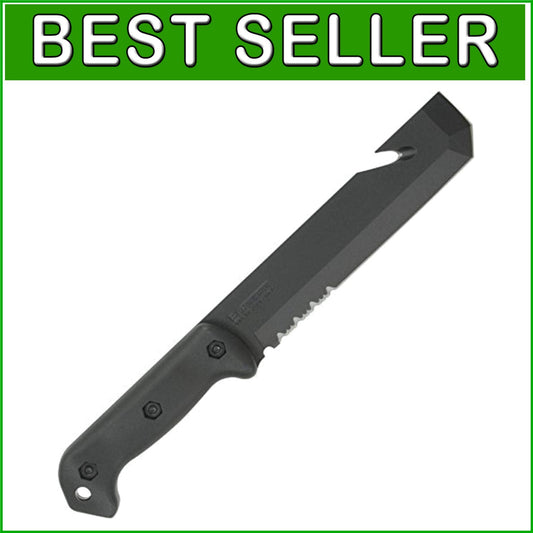 Durable 7" Becker Tac Tool - 1095 Steel Hunting Knife with Glass-Filled Sheath