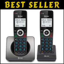 Load image into Gallery viewer, Long-Range Cordless Phone Duo with Call Block, Speakerphone, and Backlit Display