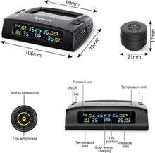 Load image into Gallery viewer, Advanced Solar TPMS for RV Trailers - 6 Sensors, 50ft Range, Energy Efficient