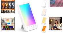 Load image into Gallery viewer, Portable Sunlight Therapy Lamp with 11 Colorful Lights &amp; Memory Function