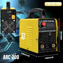Load image into Gallery viewer, 110V Portable Welding Machine, 200Amp Power with LCD - Ideal for Beginners