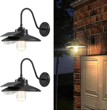 Load image into Gallery viewer, IP65 Waterproof Vintage Solar Wall Light with 3 Lighting Modes &amp; Remote Control