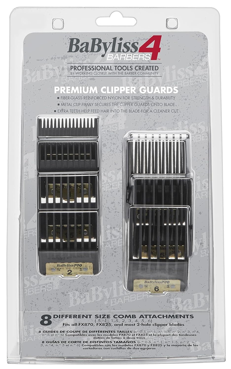Effortless Grooming with Compatible Clipper Guards - Professional Results