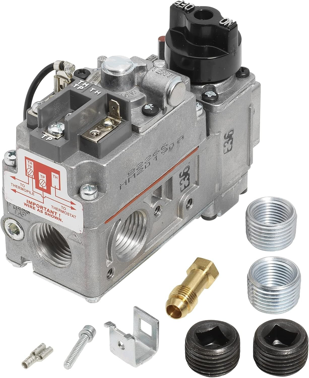 Compact 70,000 BTU Gas Valve Replacement for Space-Saving Applications