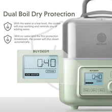 Load image into Gallery viewer, Quick Steam 5-Quart Electric Steamer with Auto Power-Off &amp; Timer Feature
