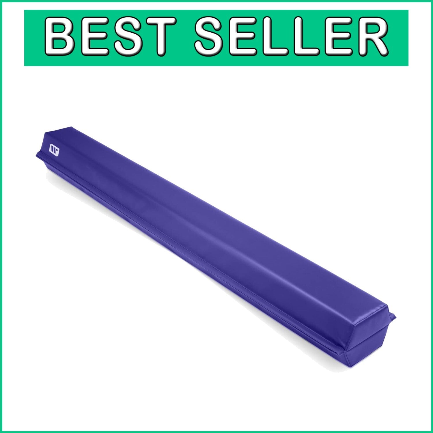 Wide Base 9 ft Folding Foam Balance Beam - Ideal for Kids and Cheerleaders