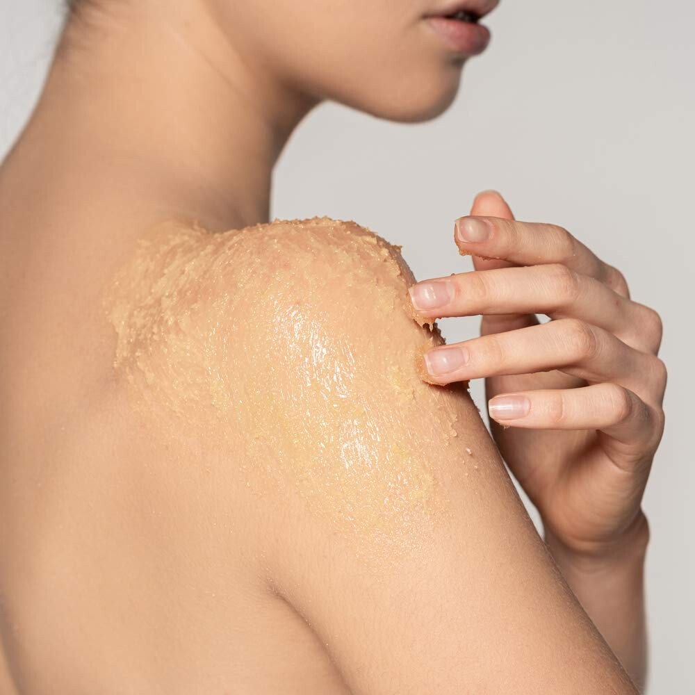 All-Natural Exfoliating Sugar Scrub - Fragrance-Free 64oz Skin Revitalizer