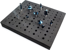 Load image into Gallery viewer, Universal Router Base &amp; Foam Storage Tray for 110 Bits - Precision Routing Tool