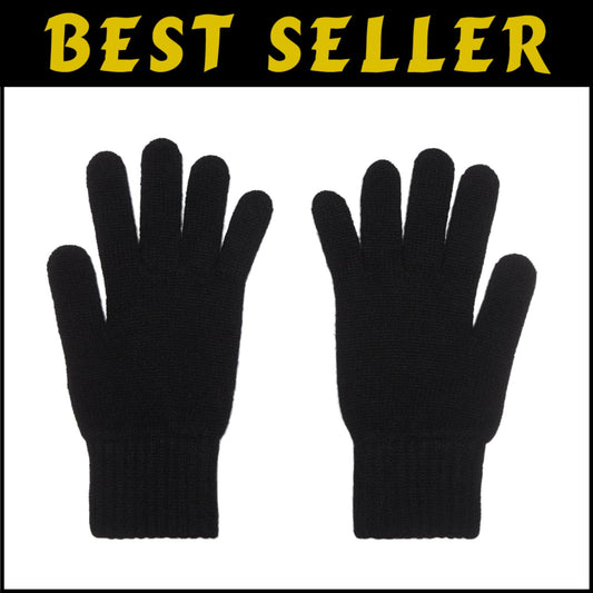 Elegant One-Size Cashmere Gloves - Handcrafted in Scotland, Winter Essential