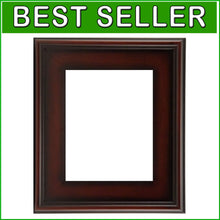Load image into Gallery viewer, Professional 8x10 Picture Frame in Mahogany – Ideal for Canvas Art Display