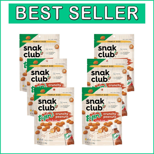 Bold Tajin Peanuts with Chili & Lime, Protein-Packed, 10.5 oz Resealable Pouches