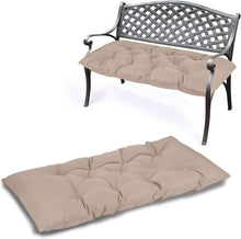 Load image into Gallery viewer, Luxury Khaki Indoor/Outdoor Bench Cushion 59'' Long - Firm Comfort Solution