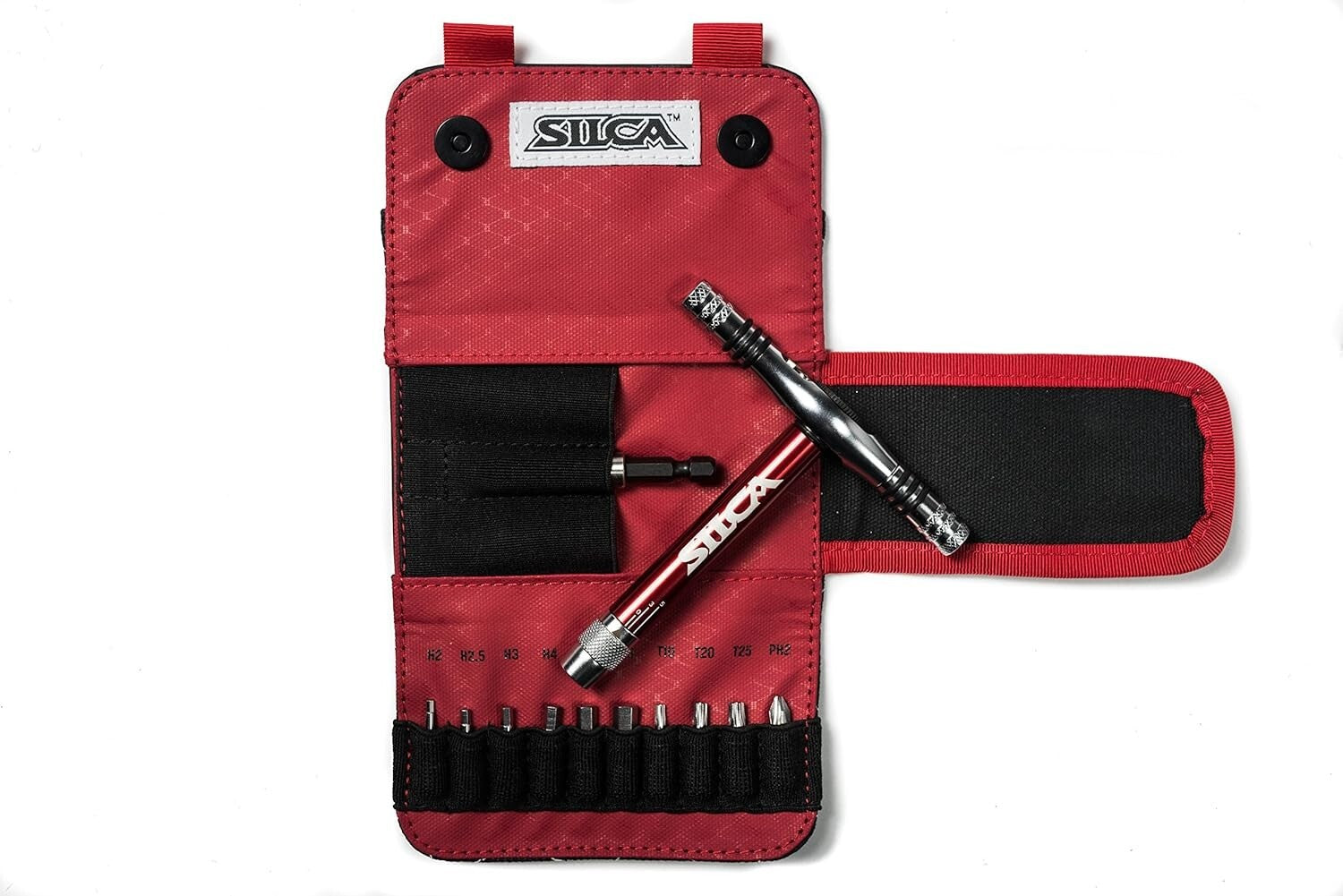 T-Ratchet + Ti-Torque Kit: Complete 10-Piece S2 Hex/Phillips Set in Canvas Case