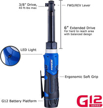 Load image into Gallery viewer, Professional ACDelco 12V Extended Ratchet Wrench Tool Kit - 1 Battery Included