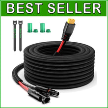 Load image into Gallery viewer, Flame Retardant 12AWG Solar XT60 Charging Cable - Ensuring Safety and Efficiency