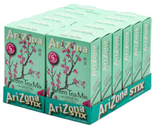 Load image into Gallery viewer, Low-Calorie Green Tea Stix with Ginseng - Mixed Flavors, Quick Refreshment Pack