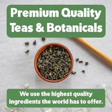 Load image into Gallery viewer, Invigorating Organic Ginger Lemon Green Tea - 1 lb Bulk Pouch, Enjoy Hot or Iced