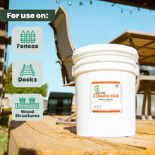 Load image into Gallery viewer, Moisture-Resistant Wood Treatment - 1 Gallon Non-Toxic Finish Protects All Wood