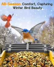 Load image into Gallery viewer, Solar-Powered Bird Feeder with 1080P Camera &amp; 32G Memory Card - Orange Elegance