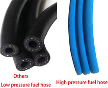 Load image into Gallery viewer, 15FT High Pressure Fuel Hose 5AN 5/16" with 6 Clamps - Durable Rubber Blue