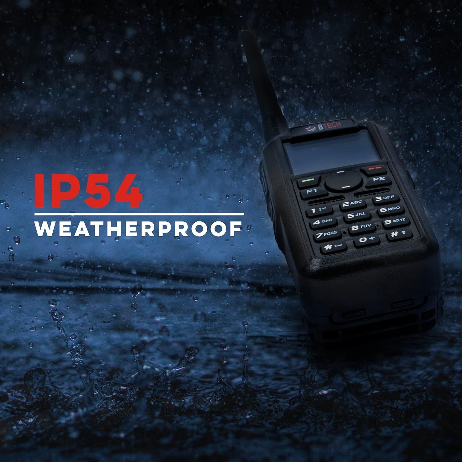 Advanced 7W VHF/UHF Two-Way Radio - Bluetooth, Waterproof & Talker Alias Feature