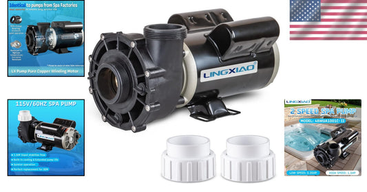 Whisper-Quiet 1.5HP SPA Pump - Perfect for Efficient Hot Tub Circulation