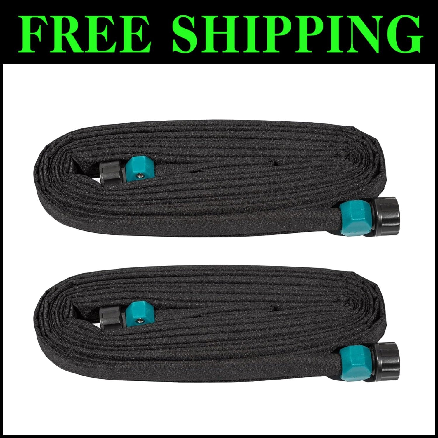 150 ft Flat Soaker Hose Set - Heavy Duty Drip Irrigation for Efficient Gardening