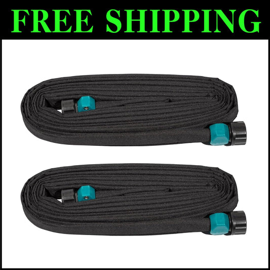 150 ft Flat Soaker Hose Set - Heavy Duty Drip Irrigation for Efficient Gardening