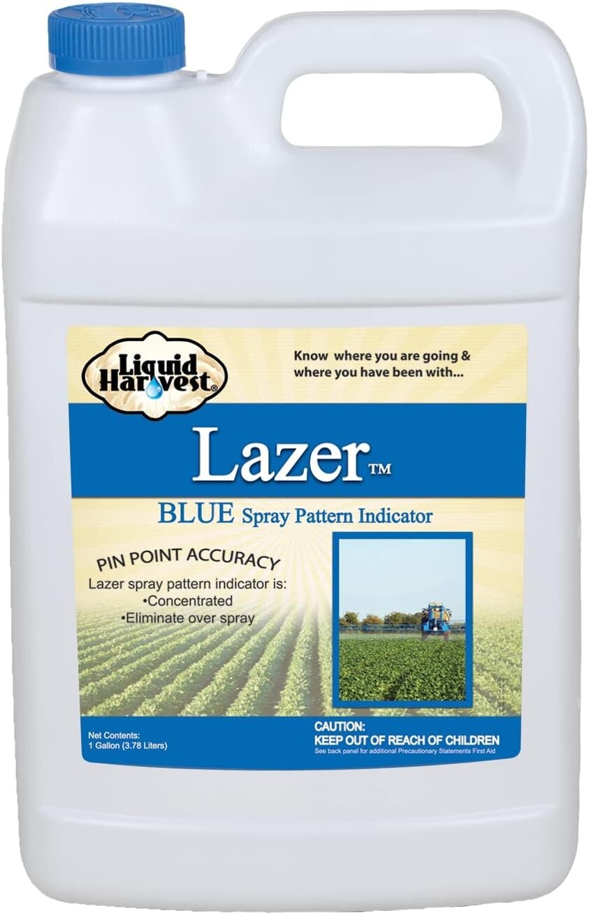 Lazer Blue Fertilizer Marking Dye - 1 Gallon Liquid for Accurate Applications