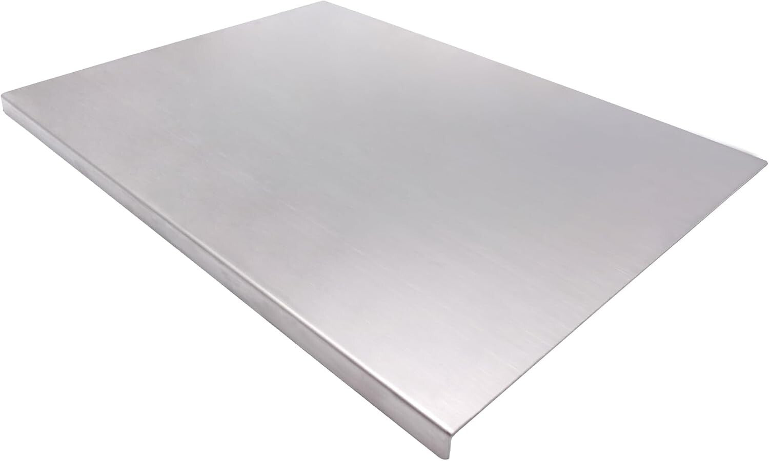 Durable Large Stainless Steel Cutting Board with Non-Slip Pads - 19.7 x 15.7 in