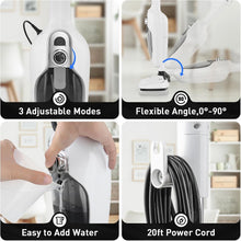Load image into Gallery viewer, Pet and Child-Safe Steam Mop with 3 Microfiber Pads - Deep Cleaning System