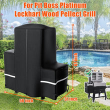 Load image into Gallery viewer, Secure Fitting Grill Cover for Pit Boss Lockhart 56"x31" with Reflective Strip