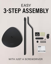 Load image into Gallery viewer, Pair of Adjustable Speaker Stands for Satellite Speakers - Lightweight &amp; Sturdy
