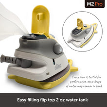 Load image into Gallery viewer, Compact Dual Voltage Steam Iron with Diamond Ceramic Soleplate - 45 Sec Heat-Up