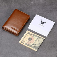 Load image into Gallery viewer, Compact &amp; Lightweight Italian Leather Business Card Holder for Professionals