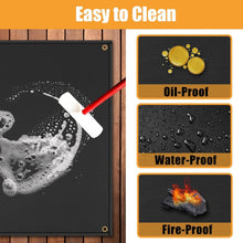 Load image into Gallery viewer, Fireproof and Easy-Clean 90x48 in Grill Mat - Perfect for Outdoor Grilling