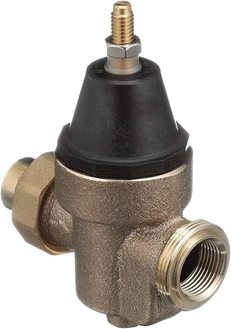 Adjustable 3/4" Water Pressure Reducing Valve, Max 400 PSI for Home & Business