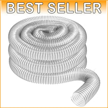 Load image into Gallery viewer, Premium 2-1/2" x 20' Clear PVC Dust Collection Hose - Puncture Resistant Design
