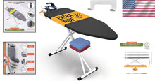 Load image into Gallery viewer, Compact Professional Ironing Board with Adjustable Height and Heat Protection