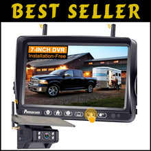Load image into Gallery viewer, Wireless 7” HD 1080P Solar RV Backup Camera - No Install, Long Battery Life