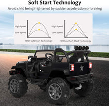 Load image into Gallery viewer, Durable 12V Kids Ride On Truck with Soft Start &amp; Remote Control - For Ages 3-7