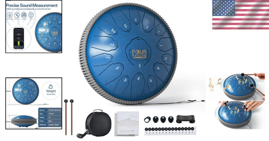 Ethereal 13-Inch Steel Drum Gift Set – Perfect for Meditation & Relaxation