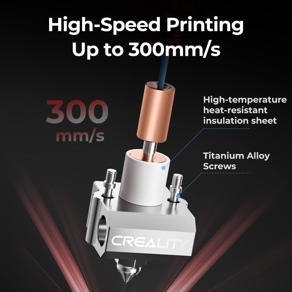 High-Temperature Creality Spider 3.0 Hotend Upgrade for Ender 3 Series Printers