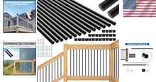 Load image into Gallery viewer, 51-Pack 32" Rust-Resistant Aluminum Deck Balusters for Elegant Outdoor Railings