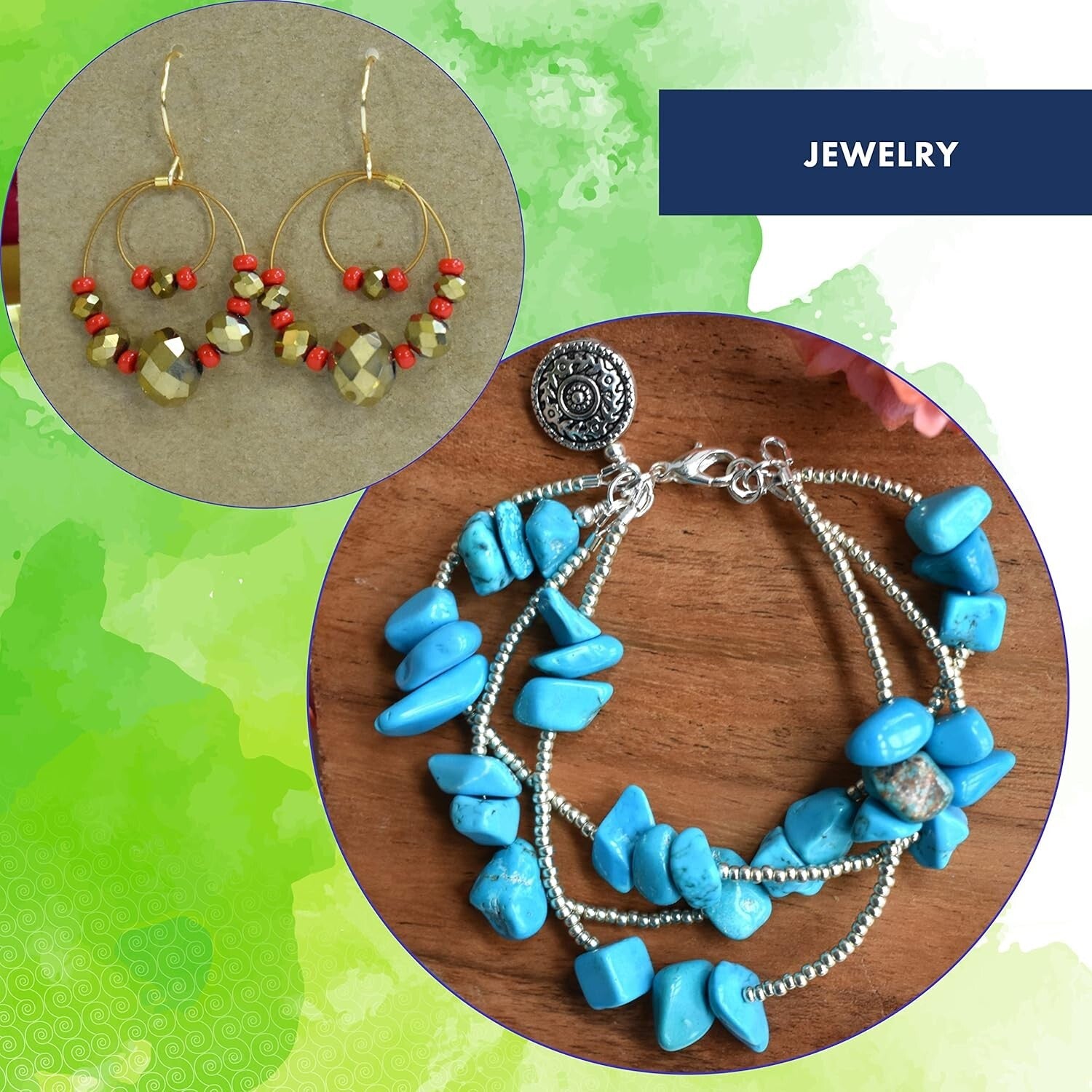 Durable Satin Gold Bead Stringing Wire, 0.024 in, 7-Strand for Crafting Elegance