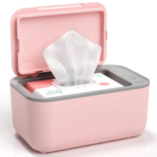 Load image into Gallery viewer, Large Capacity Baby Wipe Warmer &amp; Dispenser with 3 Heat Modes in Pink